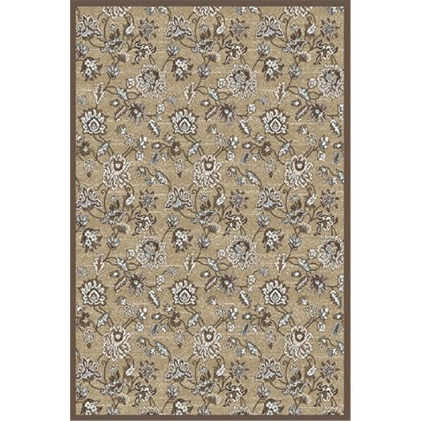 Radici 3475-0015-BEIGE Pisa Round Beige Traditional Turkey Area Rug- 7 ft. 10 in. 3475/0015/BEIGE